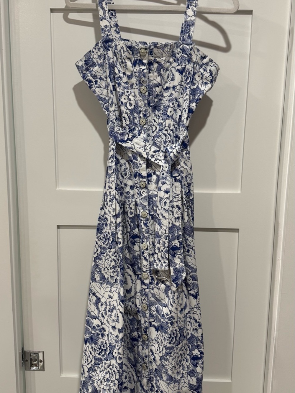 Cing à Sept Floral Print A-Line Dress.  Size 4 - Picture 5 of 12